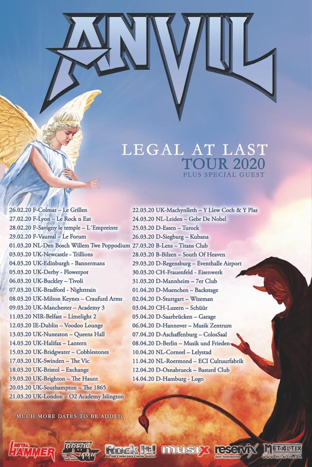 Anvil - Tour 2020 - 08/12/2020 - Saarbrücken - Saarland - Deutschland