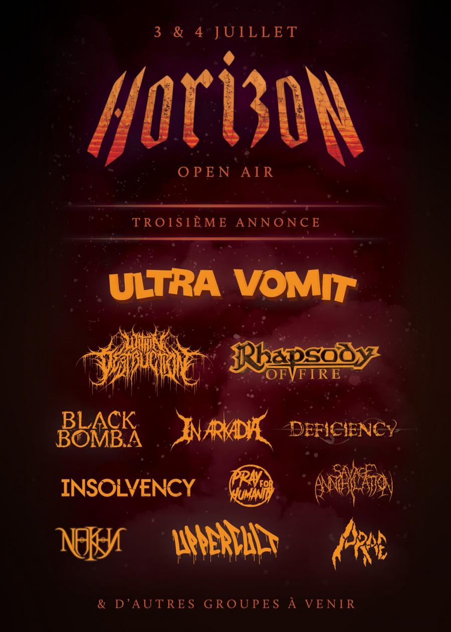 Horizon fest 2020 03/07/2020 (2 Tage) Egriselles Le Bocage Frankreich