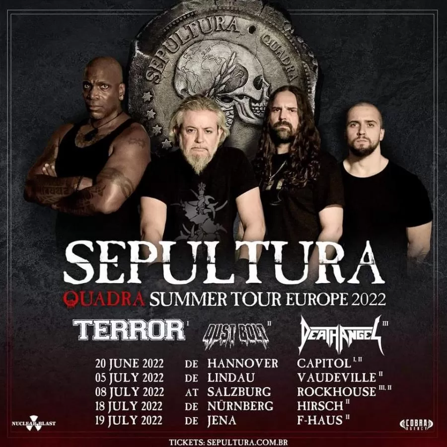 Konzert Sepultura 20/06/2022 Hannover Capitol Deutschland