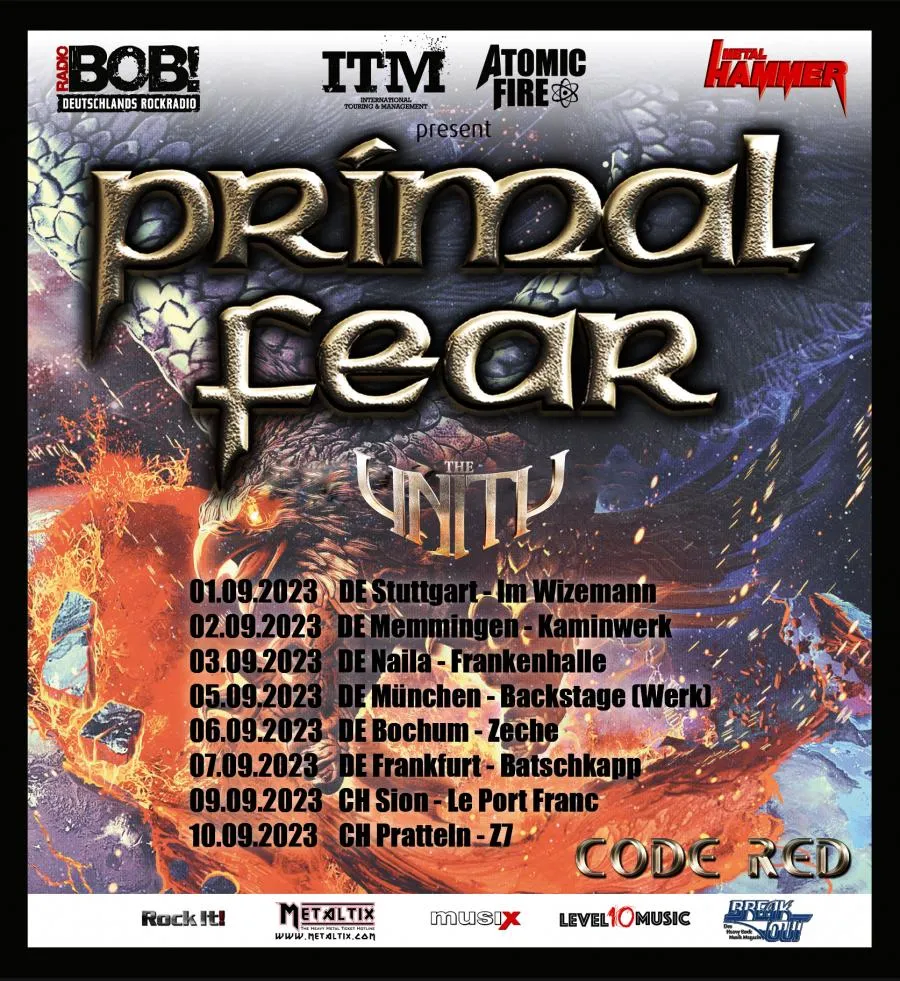 Konzert Primal Fear 07/09/2023 Frankfurt Batschkapp Deutschland