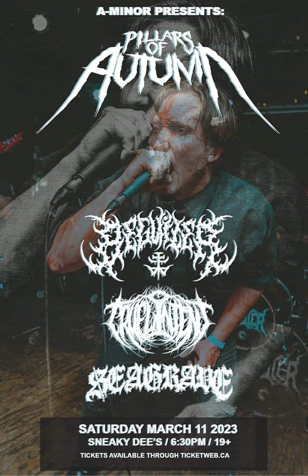 Pillars of Autumn 11/03/2023 Toronto Sneaky Dee's Kanada