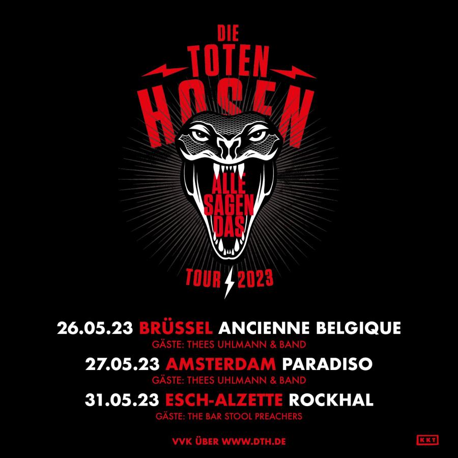  Konzert Die Toten Hosen - 27/05/2023 - Amsterdam - Paradiso - Niederlande 