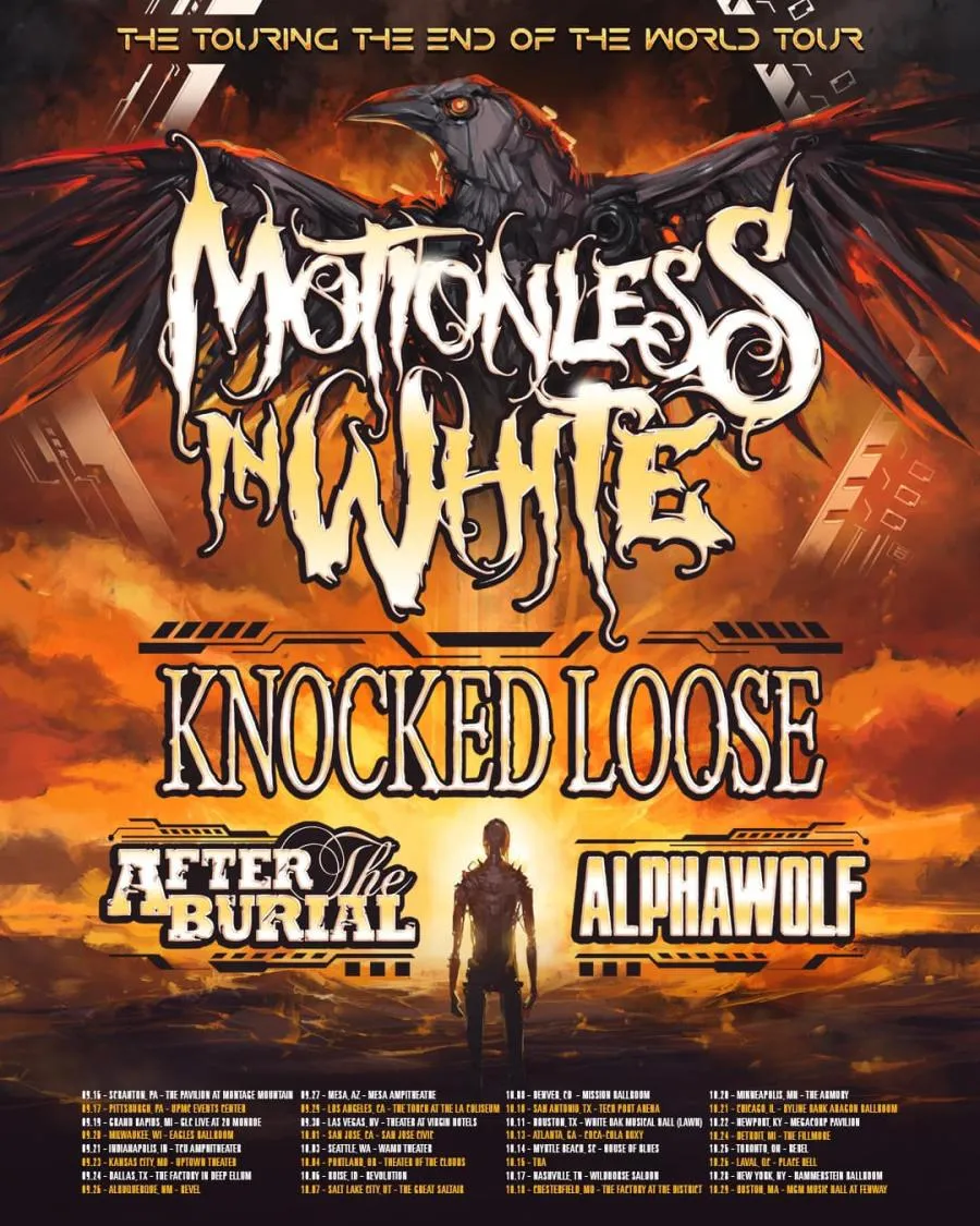 Konzert Motionless In White 26/09/2023 Albuquerque Revel