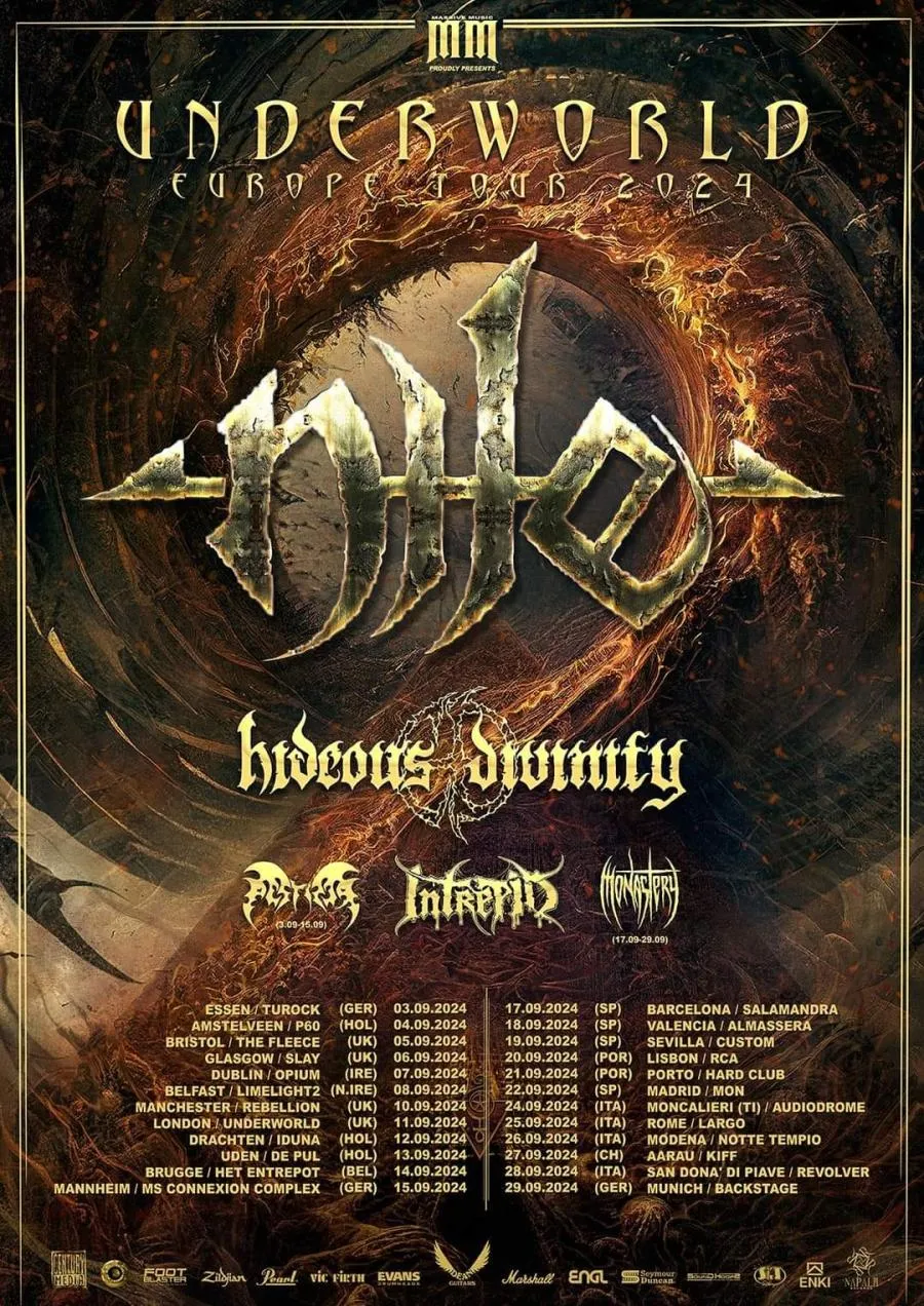 Nile Underworld Europe Tour 2024 14/09/2024 Brugge Het Entrepot