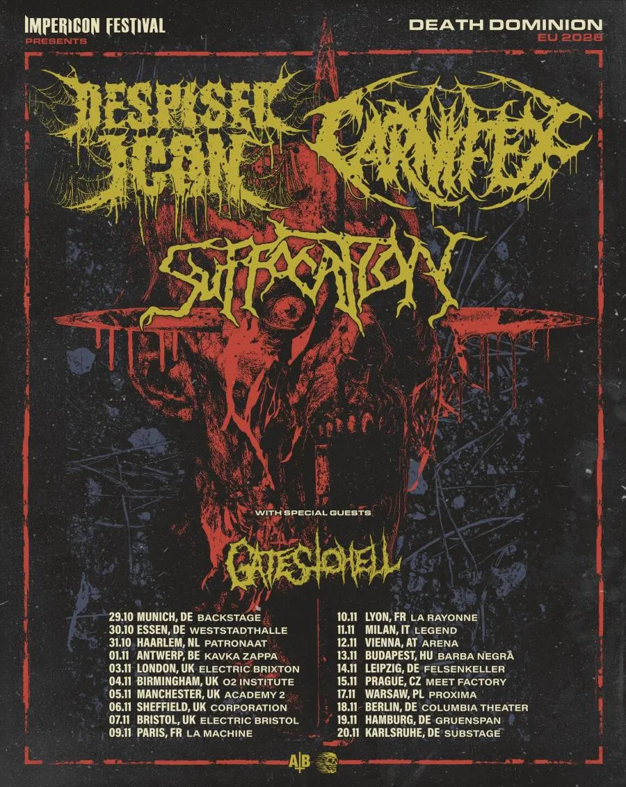 Despised Icon + Carnifex + Suffocation - Tour 2026